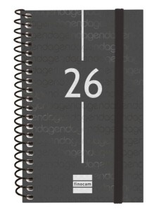 Agenda anual espiral 2026 svh e10 155x212cm negro