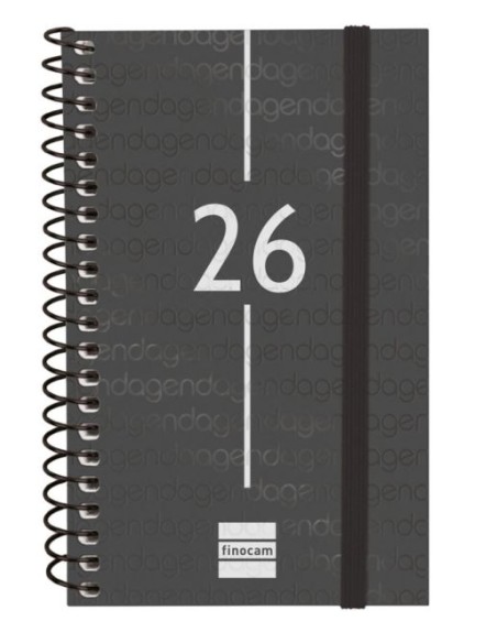 Agenda anual espiral 2026 svh e10 155x212cm negro