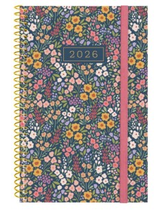 Agenda espiral anual 2026 e5 svh 117x181cm desing col flora