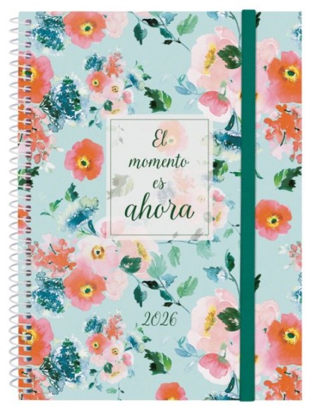 Agenda espiral anual 2026 e10 dia pagina 155x212cm ahora