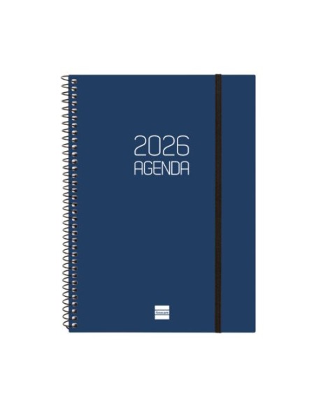 Agenda anual espiral opaque 2026 svh e10 155x212cm azul