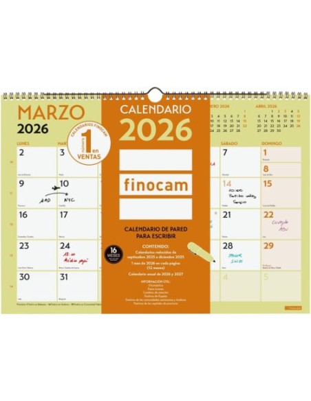 CALENDAIO DE PARED ESCRIBIR GRAFIK 2026 MIXTO XL