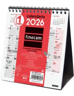 CALENDARIO SOBREMESA 2026 ESCRIBIR XS