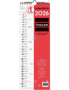 CALENDARIO PARED 2026 ESCRIBIR LARGO L