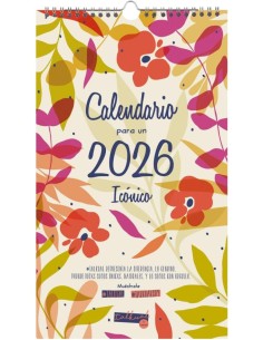 CALENDARIO PARED 2026 TALKUAL ESCRIBIR BASIC 2025