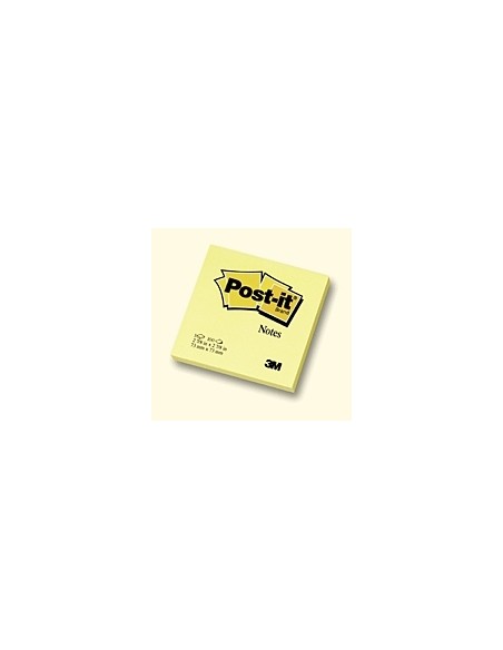 Notes Yellow, (6 pack) etiqueta autoadhesiva Plaza Amarillo