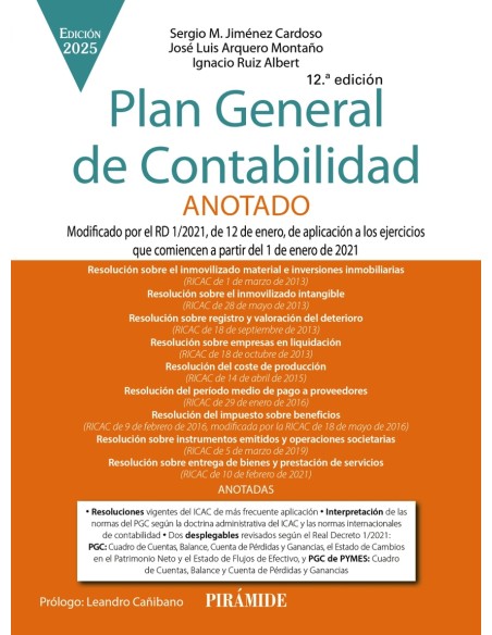 PLAN GENERAL DE CONTABILIDAD ANOTADO