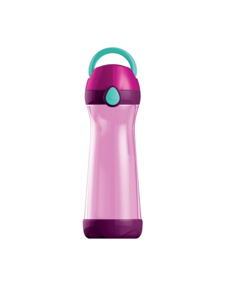 871616 bidón de agua 580 ml Acrilonitrilo butadieno estireno (ABS), Polipropileno (PP), Silicona Rosa