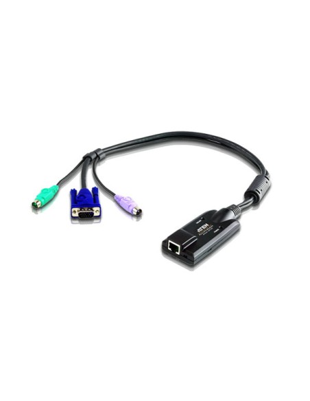 Adaptador KVM VGA PS/2 con compatibilidad de vídeo compuesto