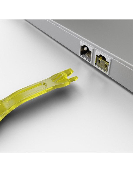 40633 bloqueador de puerto Llave de bloqueador de puerto RJ-45 Amarillo Acrilonitrilo butadieno estireno (ABS) 1 pieza(s)