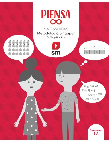 Piensa infinito Metodologia Singapur 3 Primaria