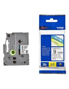 CINTA LAMINADA ORIGINAL BROTHER TZE 221 NEGRO SOBRE BLANCO