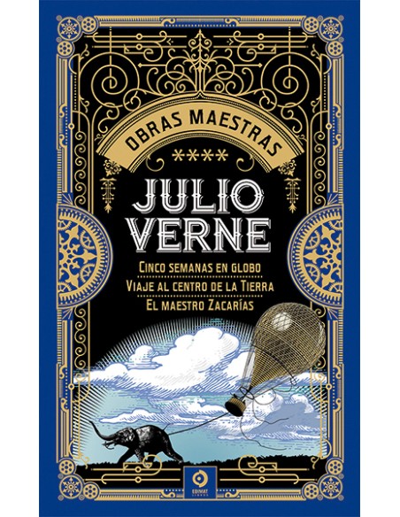 JULIO VERNE VOLIV 5 SEMANAS EN GLOBO VIAJE AL CENTRO DE LA TIERRA 
