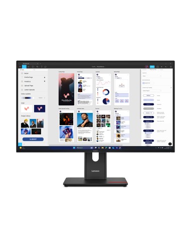 ThinkVision T32UD-40 LED display 80 cm (31.5") 3840 x 2160 Pixeles 4K Ultra HD LCD Negro