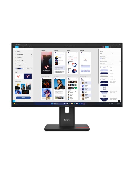 ThinkVision T32UD-40 LED display 80 cm (31.5") 3840 x 2160 Pixeles 4K Ultra HD LCD Negro