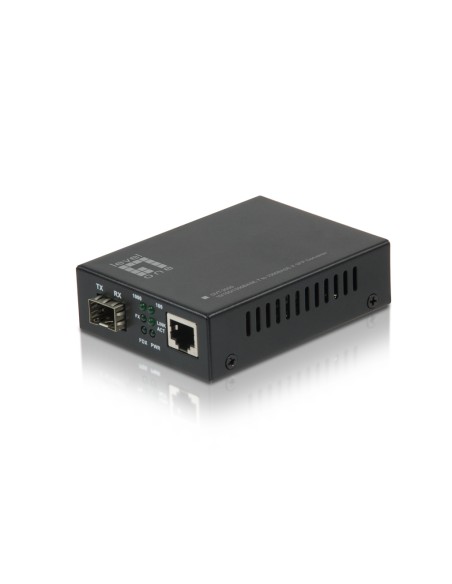 GVT-2000 convertidor de medio 1000 Mbit/s Multimodo Negro