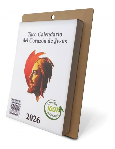 TACO 2026 CALENDARIO DEL CORAZON DE JESUS GRANDE