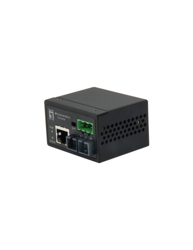 IEC-4301 convertidor de medio 100 Mbit/s Monomodo Negro