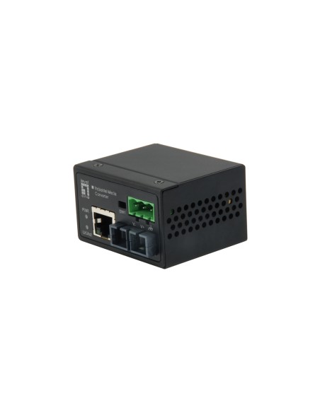 IEC-4301 convertidor de medio 100 Mbit/s Monomodo Negro