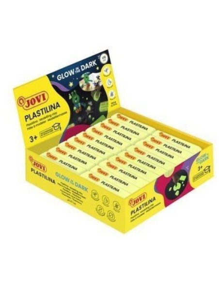 C 18 tacos plastilina jovi 70 pequena 50g glow in the dark