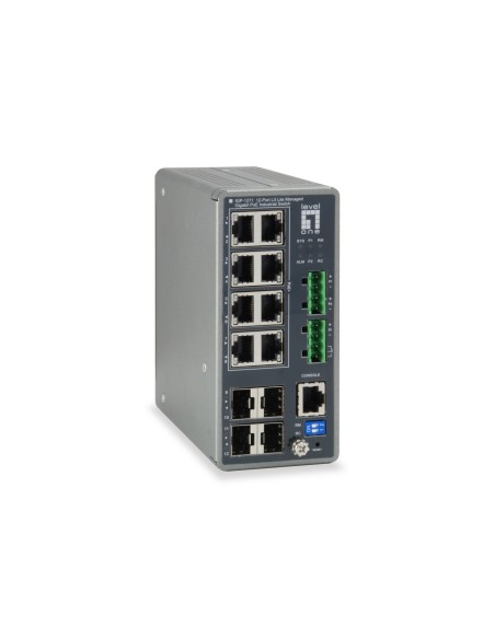 IGP-1271 switch Gestionado L3 Gigabit Ethernet (10/100/1000) Energía sobre Ethernet (PoE) Gris