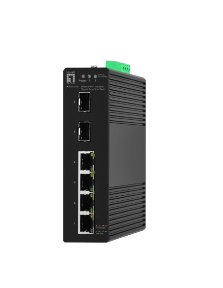 IGS-2106 switch Gestionado L2 Gigabit Ethernet (10/100/1000) Negro