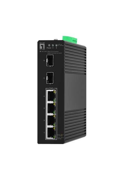 IGS-2106P switch Gestionado L2 Gigabit Ethernet (10/100/1000) Energía sobre Ethernet (PoE) Negro