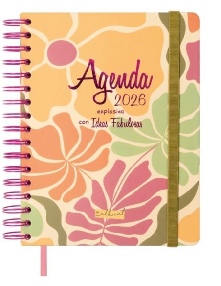 Agenda anual 2026 espiral talkual dia pagina 155x215cm ideas