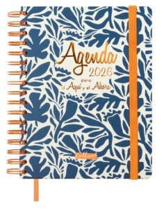 Agenda anual 2026 espiral talkual dia pagina 155x215cm aqui