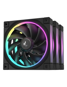 FL12-3 in 1 Carcasa del ordenador Ventilador 12 cm Negro 3 pieza(s)