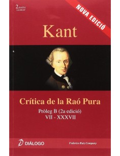 KANT VAL 12 CRITICA DE LA RAO PURA