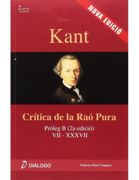 KANT VAL 12 CRITICA DE LA RAO PURA