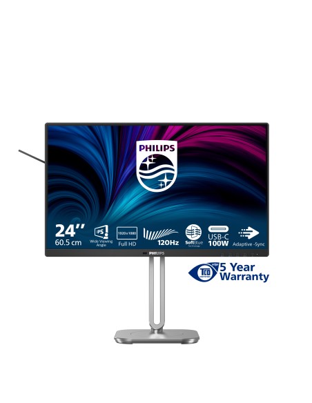 4000 series 24B2U4301/00 pantalla para PC 60,5 cm (23.8") 1920 x 1080 Pixeles Full HD LCD Gris