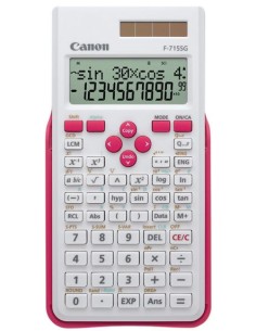 F-715SG calculadora Bolsillo Calculadora científica Rosa, Blanco