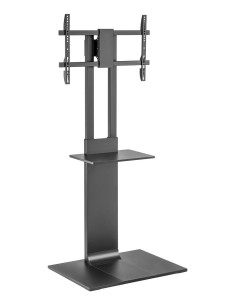Soporte de Suelo con Bandeja DVD para Monitor/TV 50kg de 37-86, Negro