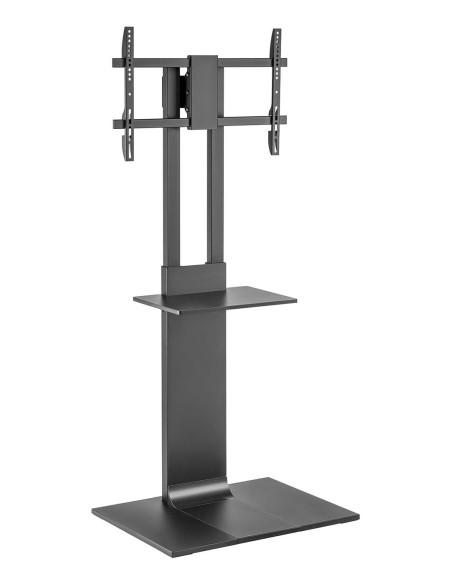 Soporte de Suelo con Bandeja DVD para Monitor/TV 50kg de 37-86, Negro
