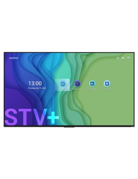 STV+ 75" Pantalla plana para señalización digital 190,5 cm (75") LED Wifi 400 cd / m² 4K Ultra HD Negro Procesador incorporado A