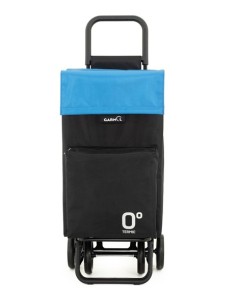 10015T Travel Negro, Azul Bolsa para carrito de la compra