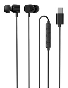 Auriculares tipo C intrauditivos con micro