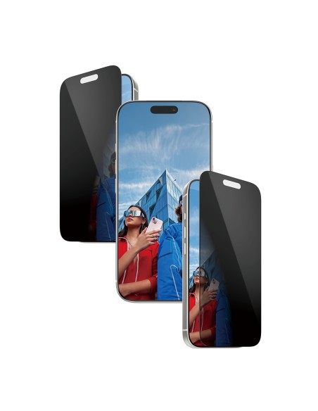 ® 2-Way Privacy Screen Protector iPhone 17 Pro | Ultra-Wide Fit w. EasyAligner Protector de pantalla Apple 1 pieza(s)