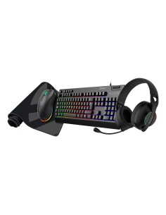 Pack Gaming NOVA 4 en 1 Teclado Español, Ratón, Cascos, Alfombrilla