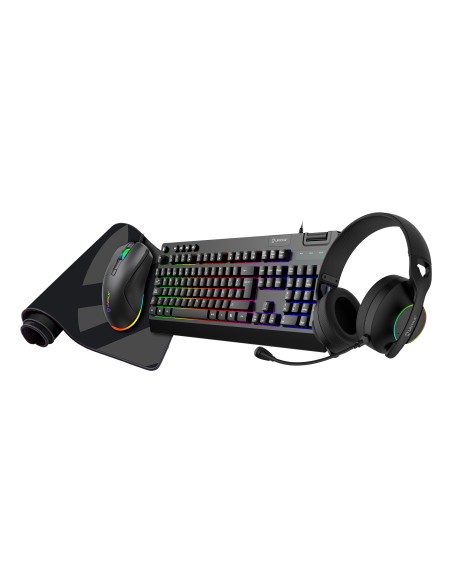 Pack Gaming NOVA 4 en 1 Teclado Español, Ratón, Cascos, Alfombrilla Pack Gaming NOVA 4 en 1 Teclado Español, Ratón, Cascos, Alfombrilla