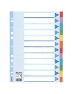 Multi-coloured Cardboard Dividers divisor 10 pieza(s)