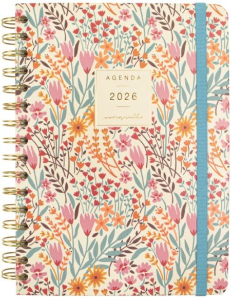 Agenda anual moniquilla 2026 espiral svh e10 155x212cm espiga