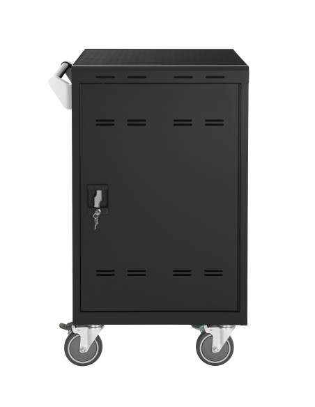 E32c+ Negro Laptop / Tablet Mesita con ruedas para multimedia