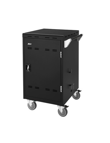 E32c+ Negro Laptop / Tablet Mesita con ruedas para multimedia