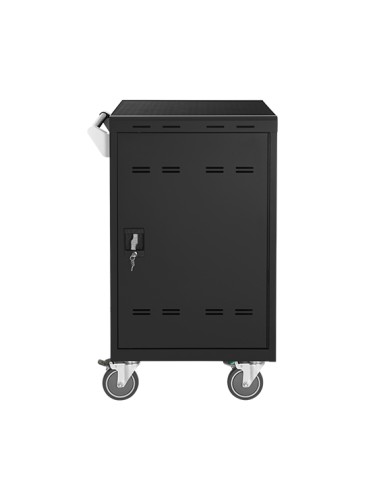 E32c+ Negro Laptop / Tablet Mesita con ruedas para multimedia