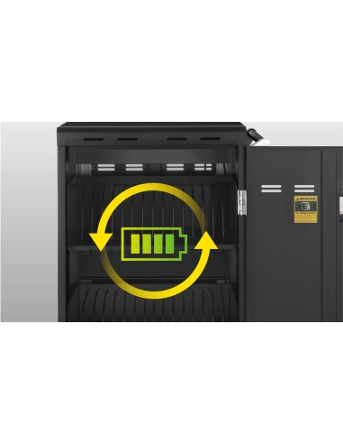 E32c+ Negro Laptop / Tablet Mesita con ruedas para multimedia