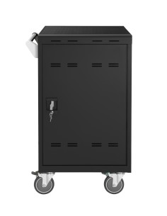 E24C+ Negro Laptop / Tablet Mesita con ruedas para multimedia 2