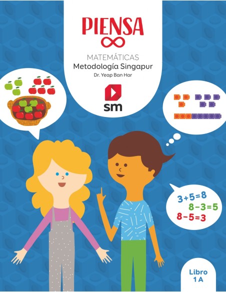 Piensa infinito Metodologia Singapur 1 Primaria Libro
